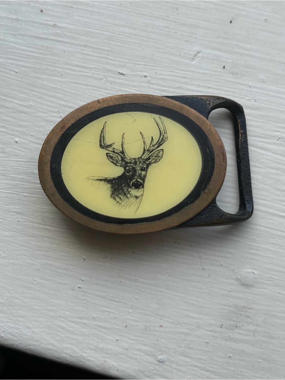 VTG Tech Ether Guild Brass Deer belt buckle